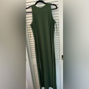 Brand new with tags Limitless by limited Olive Green maxi dress size Medium